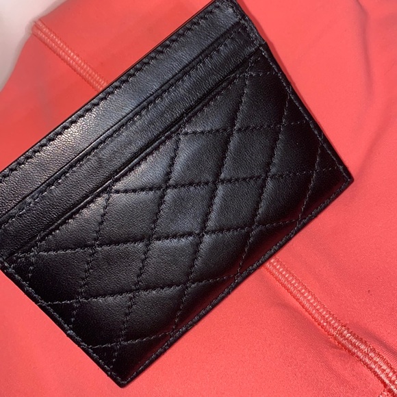 HP🎉NWT YSL Quilted Lambskin Card Case - Picture 15 of 16
